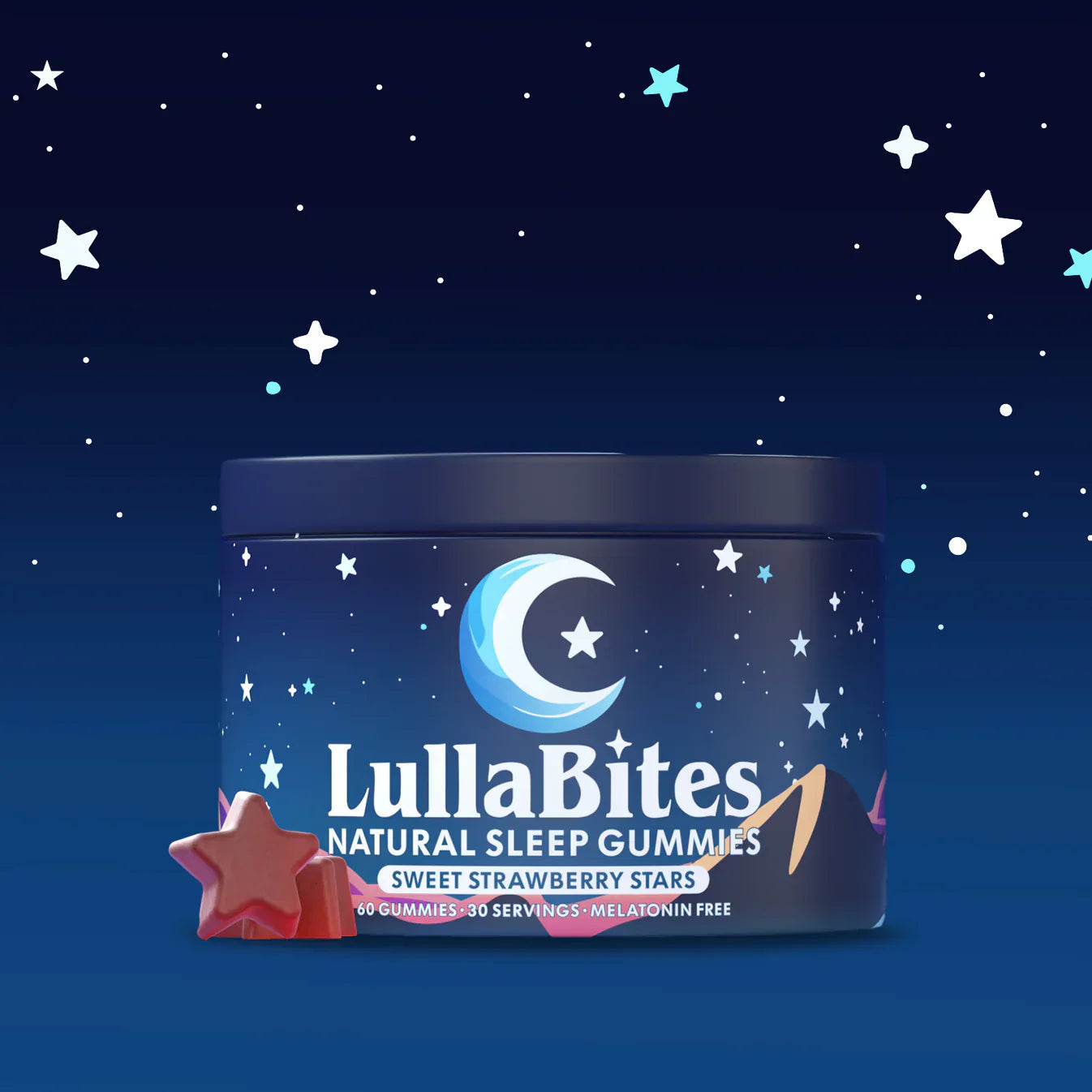 Lullabites™️ Viral Natural Viral Sleep Gummies (Buy 1 Get 1 Free)