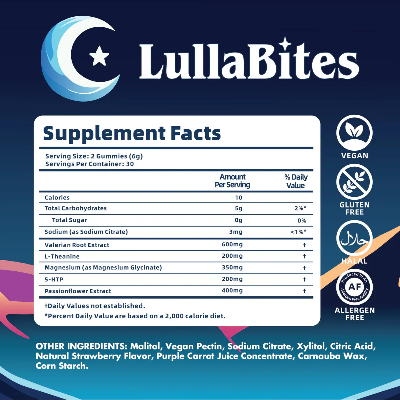 Lullabites™️ Viral Natural Viral Sleep Gummies (Buy 1 Get 1 Free)